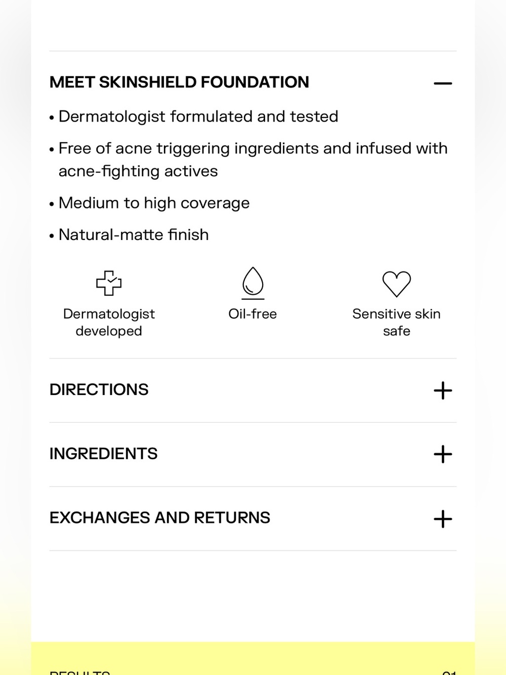 SkinShield Acne Safe Foundation - Picture 2 of 14